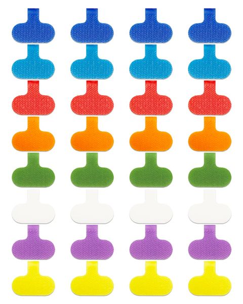 Easy-to-Write Cable Labels - 32 Pack