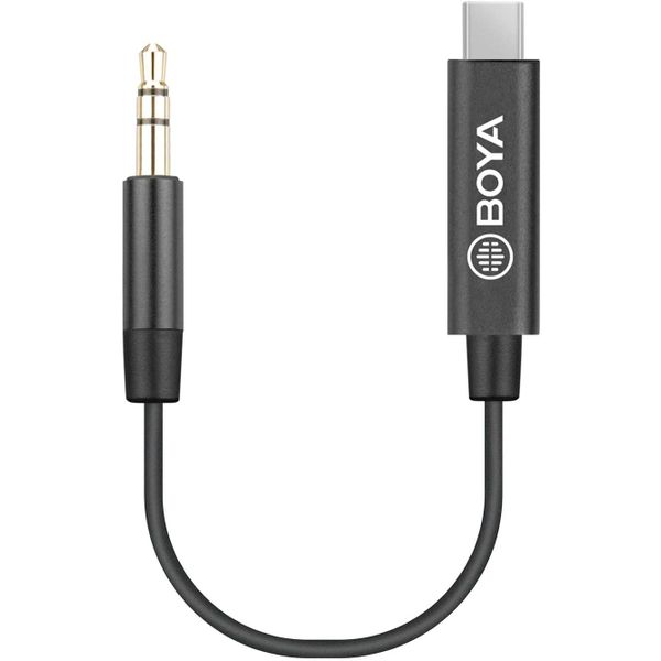 Boya BY-K2 3.5mm TRS to USB-C Audio Adapter Cable 20cm