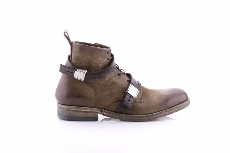 Men's Tobacco leather ankle boot