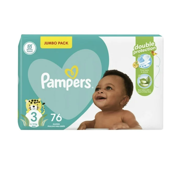 Pampers Active Jumbo Park Diapers Midi 1(76's)