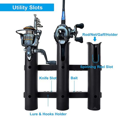 Wall Mounted Fishing Rod Holders Tubes - Links - Fishing Rod Holder Rack  Rests, Shop Today. Get it Tomorrow!