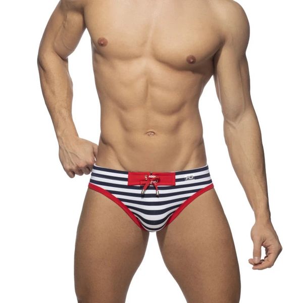 Addicted Sailor Swim Bikini Brief - Red