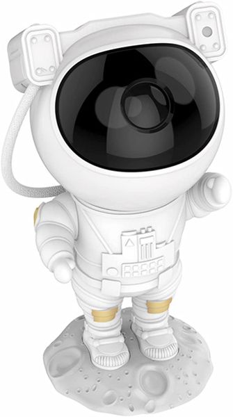 Astronaut Night Light Projector with Remote Control - Matt Black