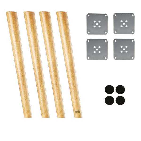 Wooden Furniture Feet Set Sofa Supporting Leg Chair Table Desk Feet