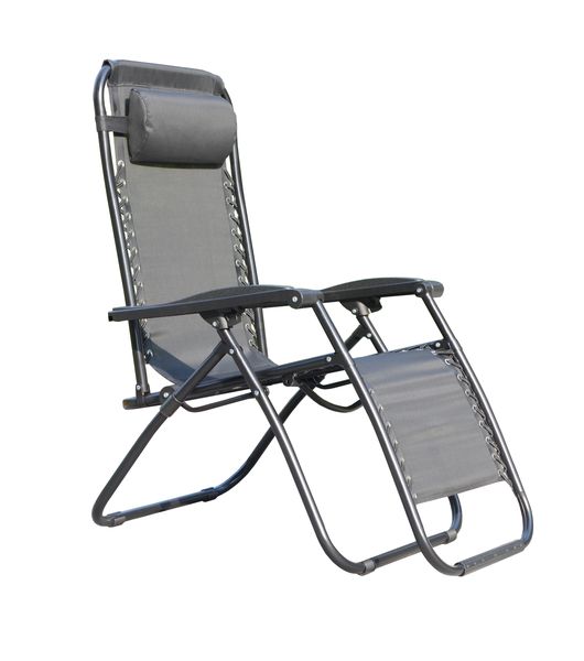Addo Reclining Lounger - Charcoal