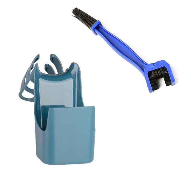 Motorcycle Bike Chain Cleaning Tool Chain Cleaning Oil Splash-Proof Box