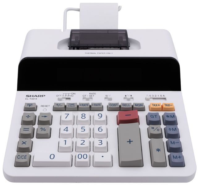 Sharp EL-T3314 Printing Calculator (Financial Calculator with Printer)