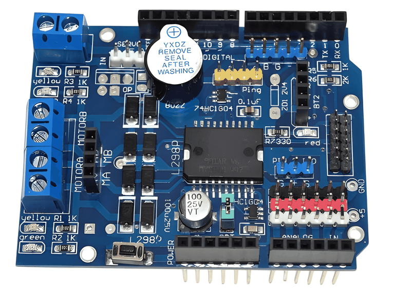 HKD L298 Dual H-Bridge DC Motor Driver Shield 2A 5-12V