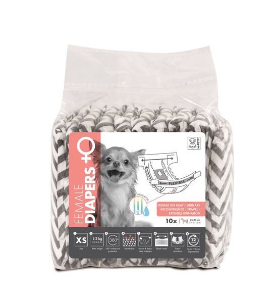 M-Pets Female Dog Diapers - Extra Small