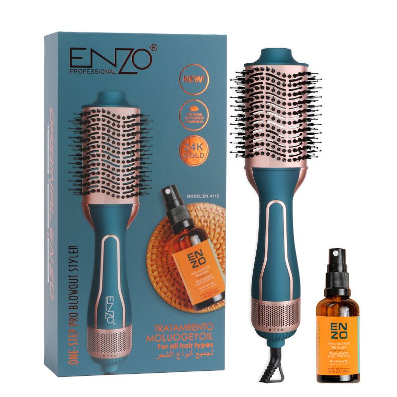 Enzo Pro One-Step Hair Dryer & Blowout Styler with Moluoge Oil | Shop ...