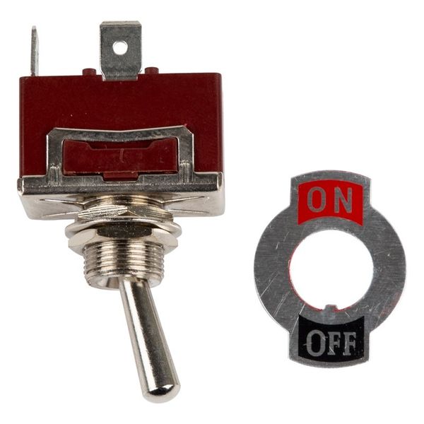 Toggle Switch On/Off - Household DIY Accessories - Metal - Bulk Pack of 5