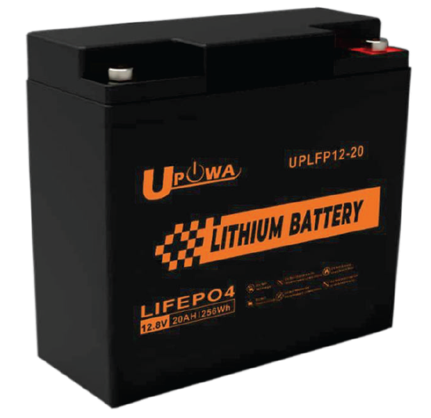 Lithium ion battery 12v - UPOWA lithium battery Li-FePO4 -20AH