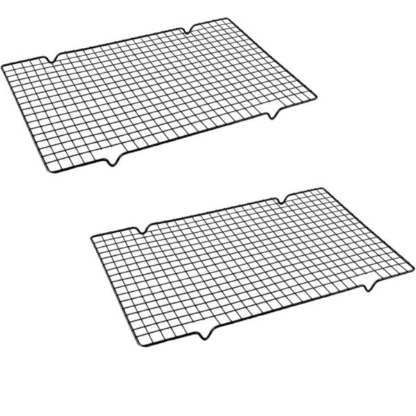 Twinpack Black Stainless Steel Wire Cooling Rack