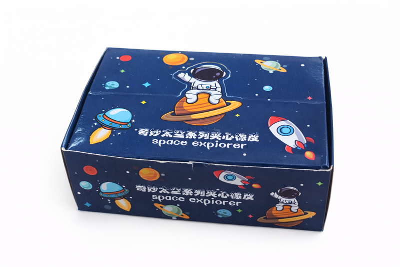 Space Explorer Erasers - Assorted Astronaut &amp; Rocket Designs-36 Erasers