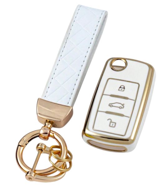 VW Key Fob Cover &amp; Key Chain