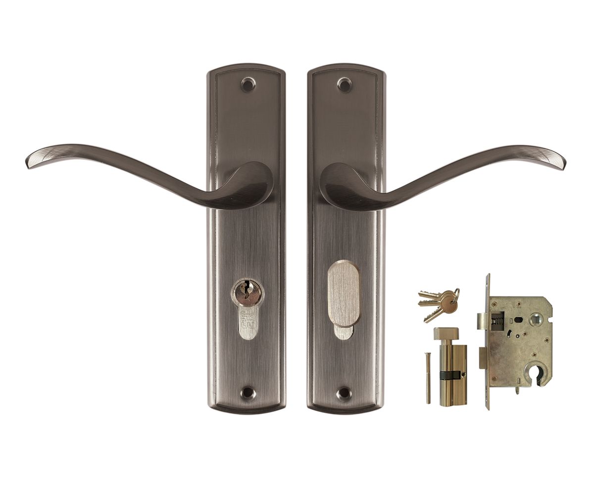 Upper Edge - Milan Cylinder Lock & Handle Blister Pack