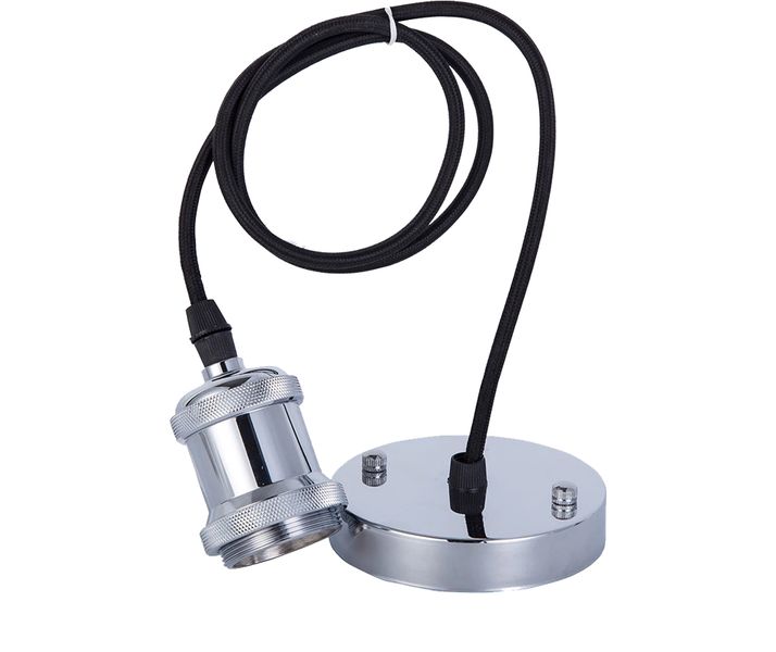 O-lite - Gun Metal Hanging Pendant Lamp &amp; Light - 1m