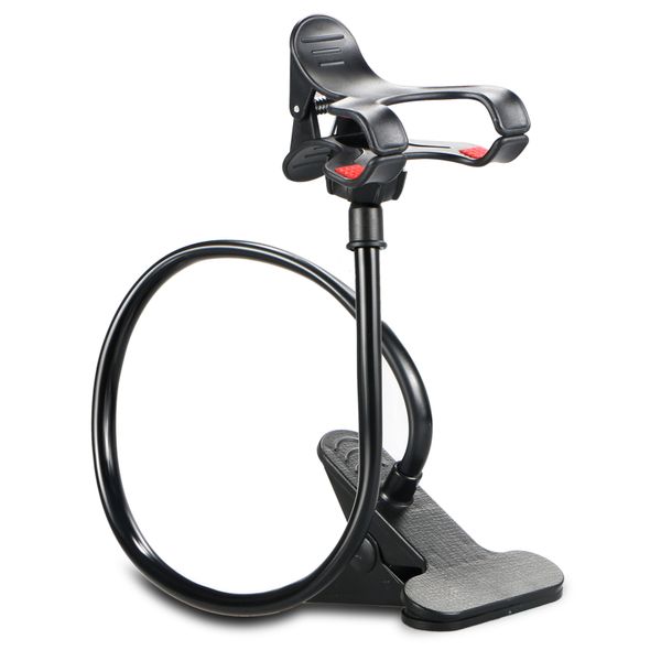 Flexible long arms clip mobile phone holder