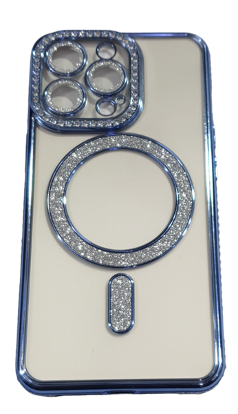 Magsafe Wireless diamond Case Cover for iPhone 15 ProMax