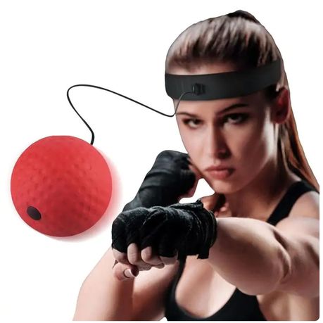 Boxing Punch Exercise Fight Ball With Headband For Reflex Speed