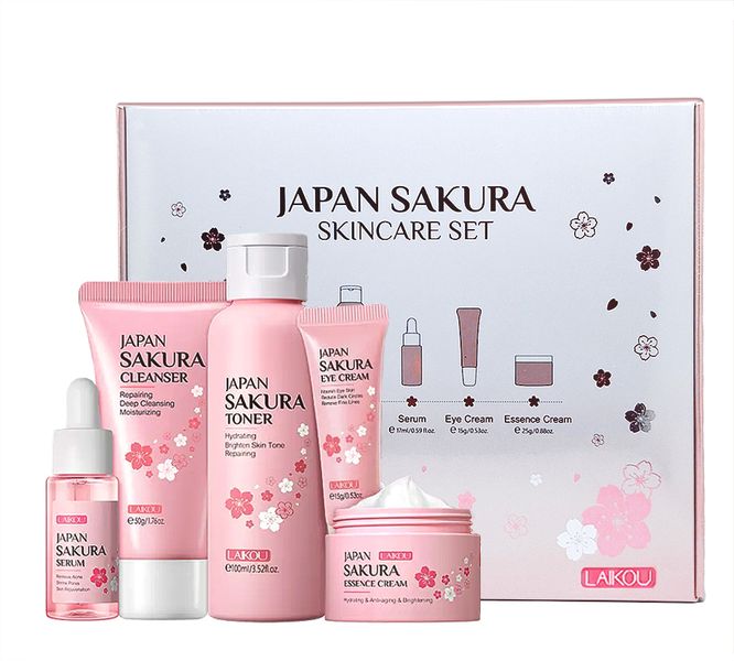 Laikou Japan Sakura Skin Care Set