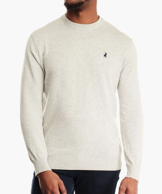 Polo Mens LS Essential Crew Neck Knitwear | Shop Today. Get it Tomorrow ...