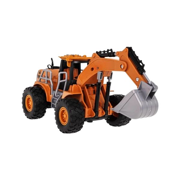 Engineering Excavator Toy with Lights and Smoke Function 2.4GHz RC