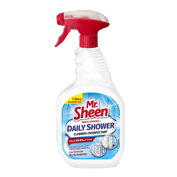 Mr Sheen Multi-Surface Daily Clean Disinfectant Shower 1L - 2 Pack