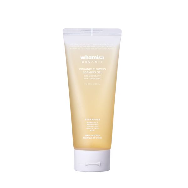 Whamisa Organic Flowers Foaming Gel Cleanser - Low pH Korean Cleanser