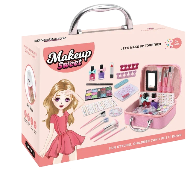 Cute Girls Makeup Set with Case