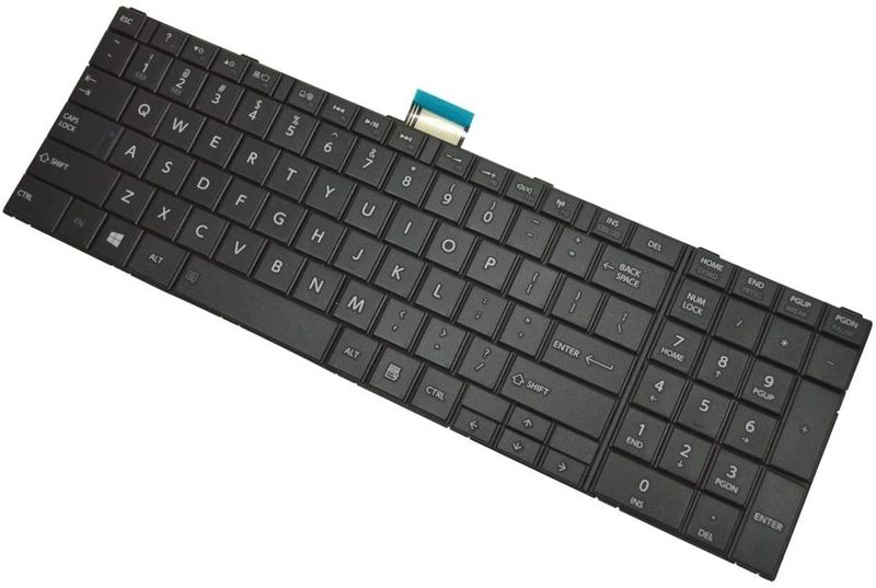 LC TECH Replacement Keyboard for Toshiba Satellite C850 C850D C855D C870