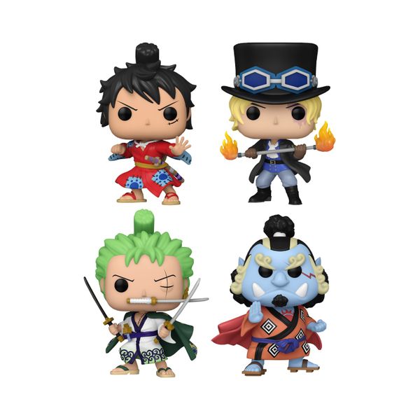 Funko Pop! Animation: Luffytaro / Sabo / Roronoa Zoro / Jinbe - One Piece