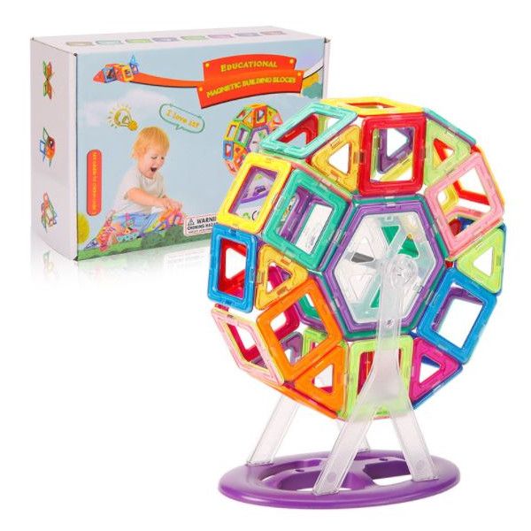 Olive Tree - Magnetic Building Construction Toy 68 Piece Set