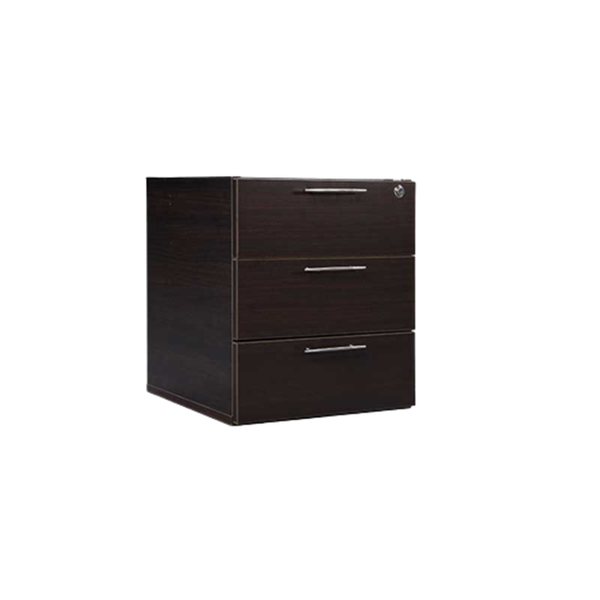 Axa 3 Drawer Unit For Desks - Wenge
