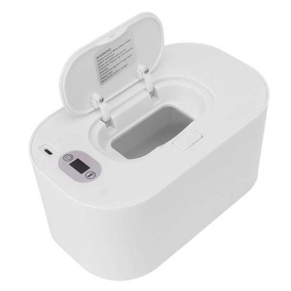 Portable Baby Wipes Warmer- Heating Box Temperature Adjustable-Pink