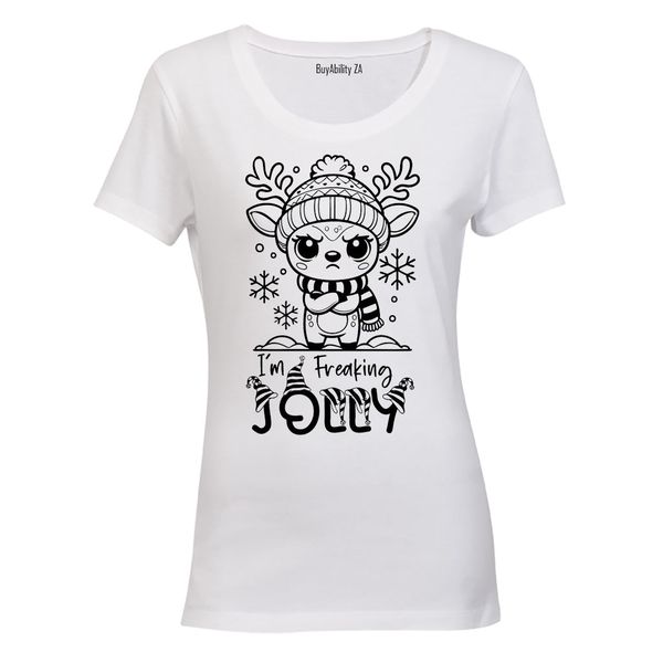 Sarcastic Jolly - Christmas - Ladies - T-Shirt