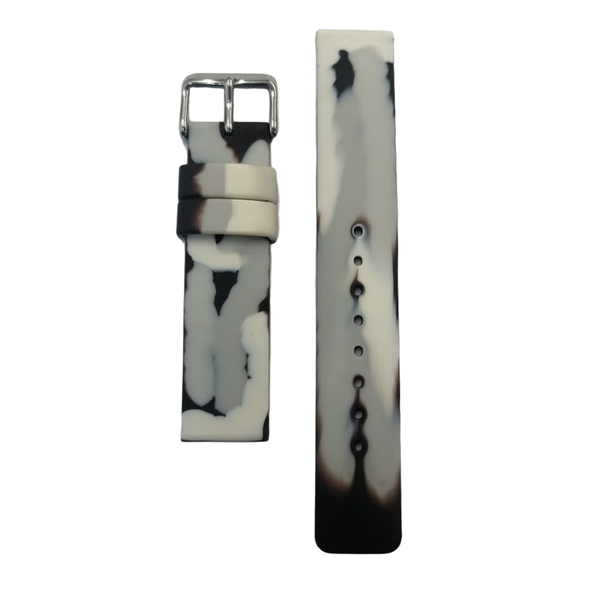 Camouflage Silicone Watch Strap -18mm