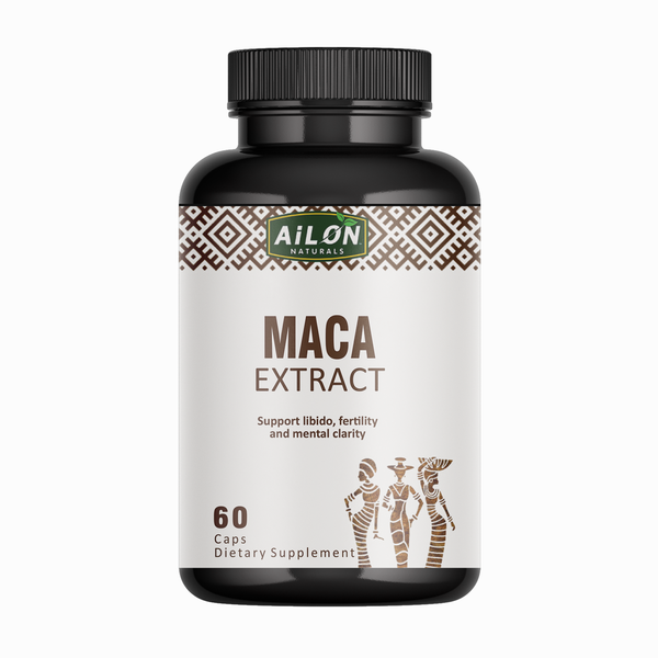 Maca Root Extract (60 Caps) - Energy, Libido, Fertility &amp; Hormone Support