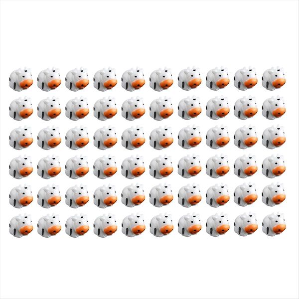 Cute Mini Cows Figurines Tiny Miniature Resin Cow for Diy Craft