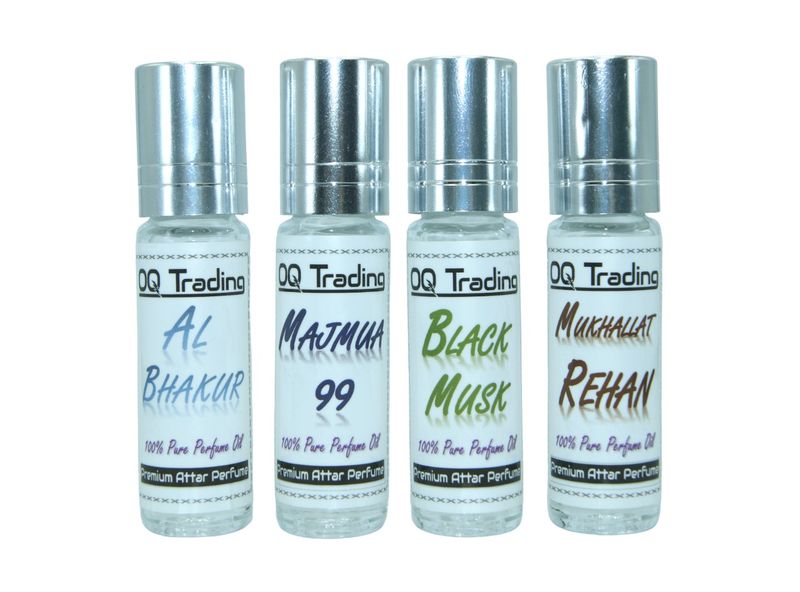 Enchanted Oils Men's Attar 80mm - Set of 4