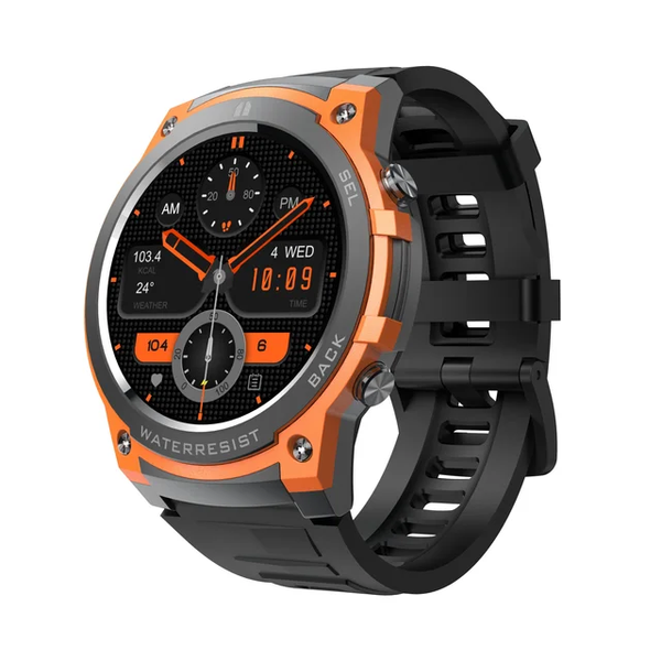 Rugged Smartwatch Amoled Sport Outdoor Heart rate And Fitness Tracker Watch
