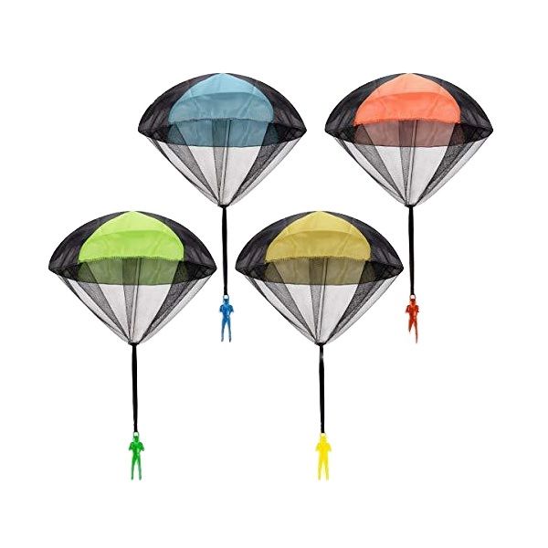 Children's Flying Army Man Parachute Toy - 4 Piece