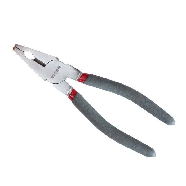 Titan Long Nose Plier 200mm Dipped Handle Plastic Hanger