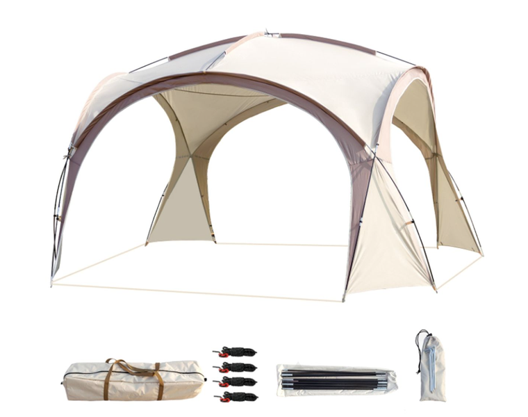 Ex-Round Camping Dome tent Gazebo 6-8 persons Sun Shelter