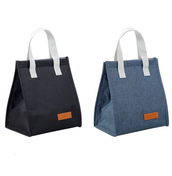 Lunch Box: Great for Office, Travel, School - 2 Pack - Black/Navy