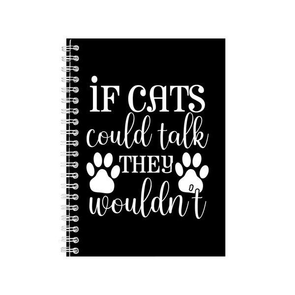 Talk Gift Idea A5 Notebook Pets Cat Lover 316 image