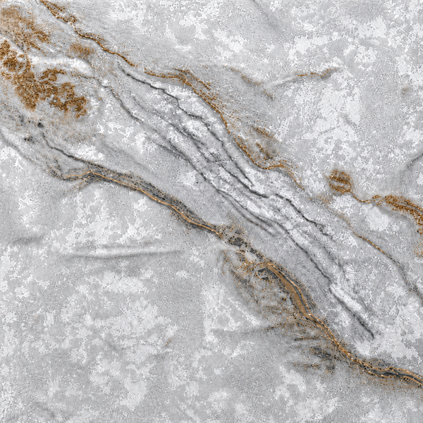 3D Marble Effect Wallpaper Roll Grey Gold Vinyl 15.6m x 1m