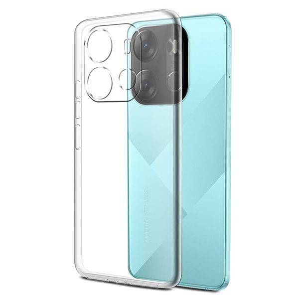 Shockproof Transparent Cover For Tecno Spark Go 2023/Pop 7/Pop 7 Pro