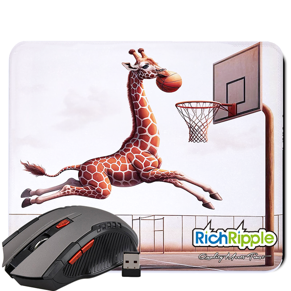 RichRipple 2.4G 3-level DPI Wireless Mouse+Unique Mouse Pad