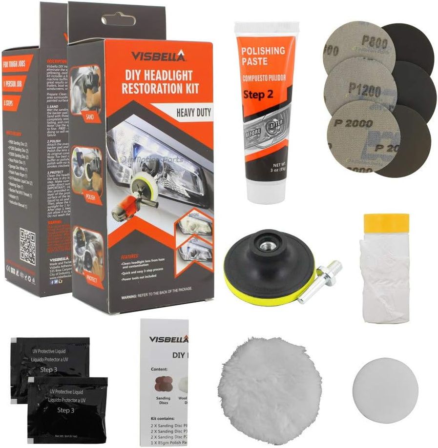 Visbella DIY Headlight Restoration Kit Auto system | Shop Today. Get it ...